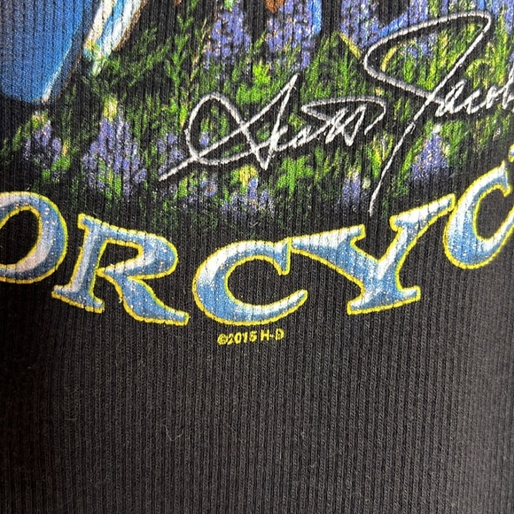 Harley Davidson Motorcycles Munster Indiana Calumet Biker Graphic Muscle Tee - Picture 5 of 10